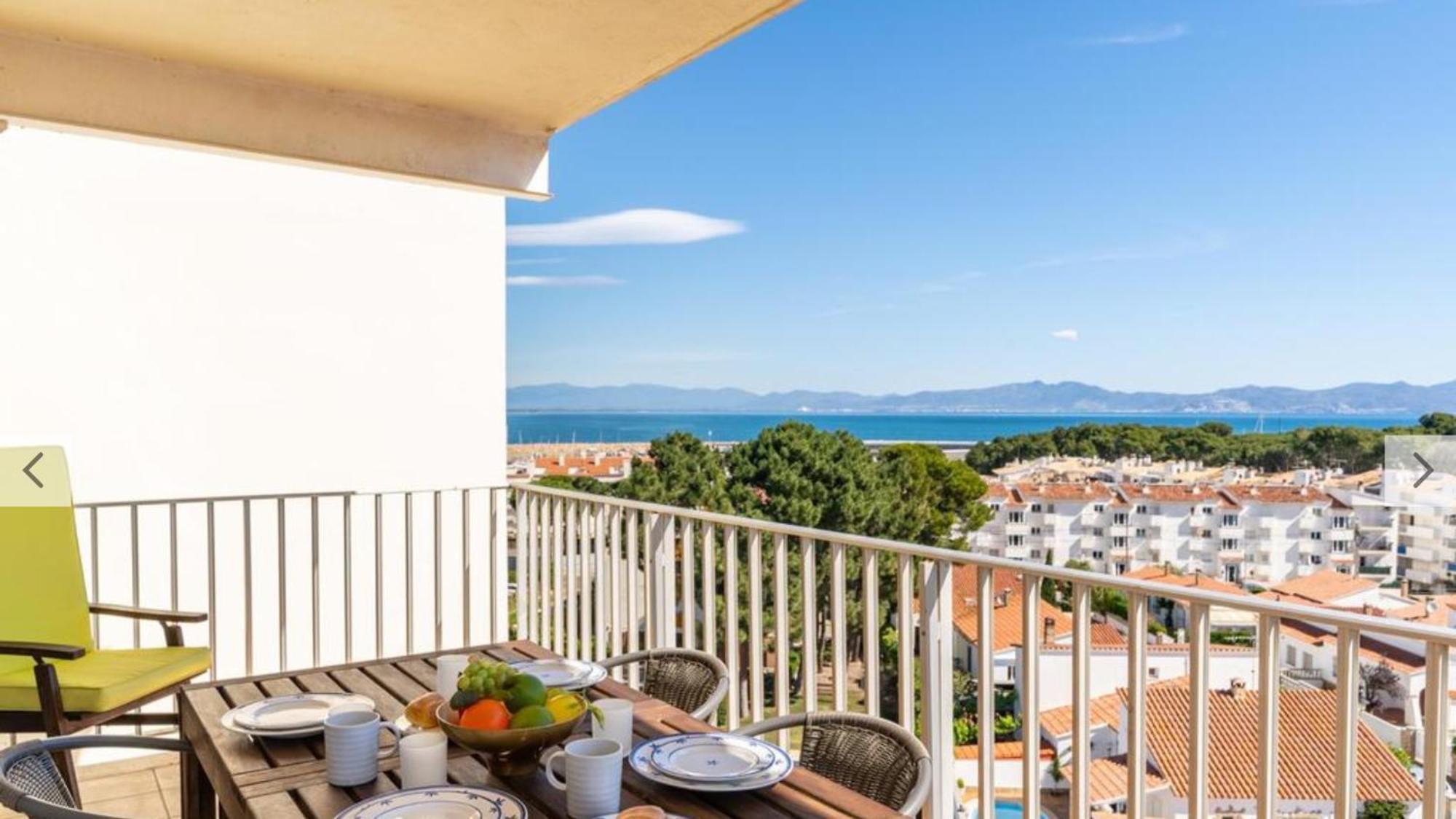 Orsa-Atico Con Vista Al Mar Y Piscina Daire L' Escala Dış mekan fotoğraf